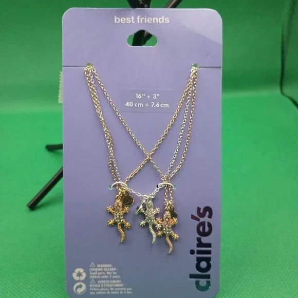 Claire's Accessories Claires Best Friends Necklace Set With - Main Image